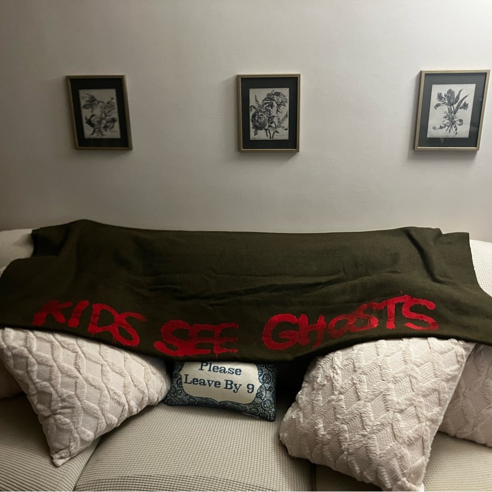 Kids See Ghost “LIMITED EDITION “ military wool blanket.